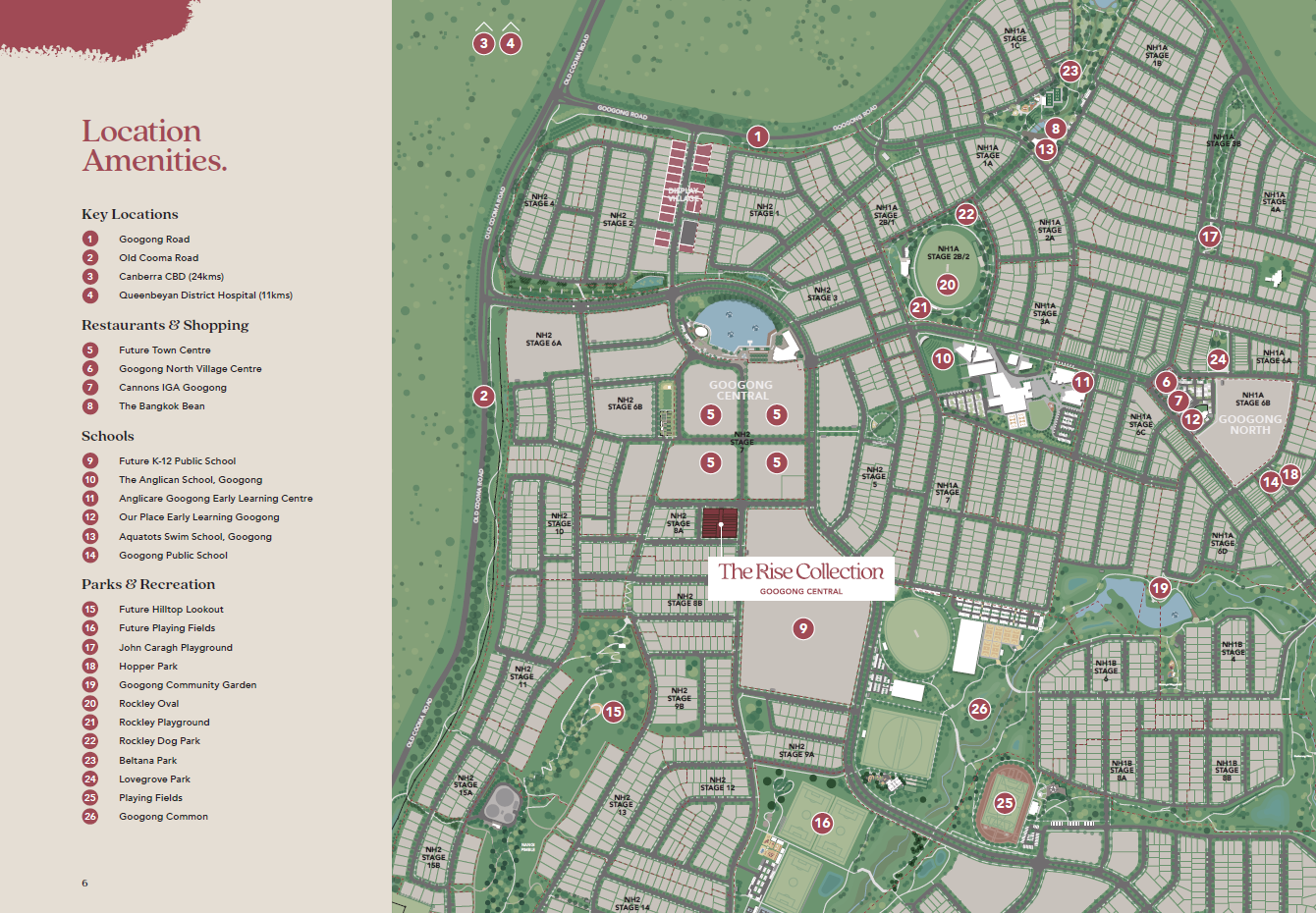 Location overview map and surrounding context